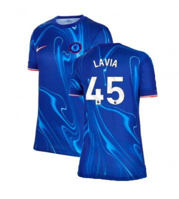Chelsea Romeo Lavia #45 Replika Hjemmebanetrøje Dame 2024-25 Kortærmet